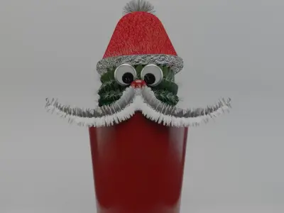 CHristmas Cactus 3D 3D model
