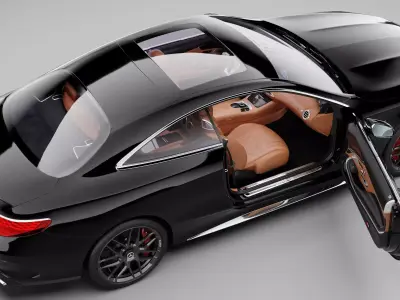 Mercedes-Benz AMG S63 Coupe 4MATIC Plus With HQ Interior 3D model