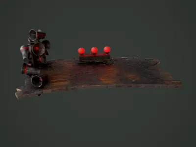Megafons Board  Free 3D model