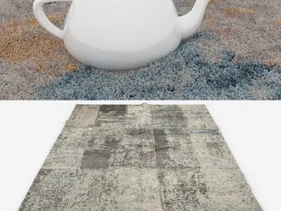 Rugs No 492 Low-poly 3D model