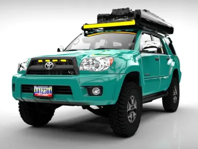 TOYOTA 4RUNNER 2008 4X4 SR5  3D model