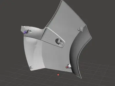 Can-Am Spyder Limited 2016 fender 3D print model