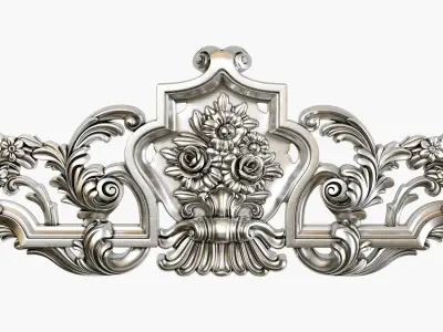 Classic carved 121 3D model