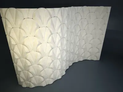 05 VIGELAND WALL PATTERN Low-poly 3D model