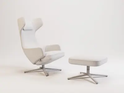 Grand Repos and Ottoman 3D model