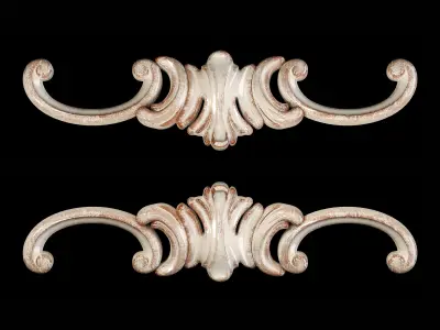 Classic carved 086 3D model