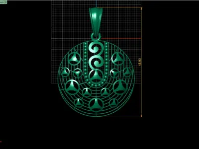 MERCEDES DESIGN LOCKET SET 3D PRINTABLE MODEL  3D print model
