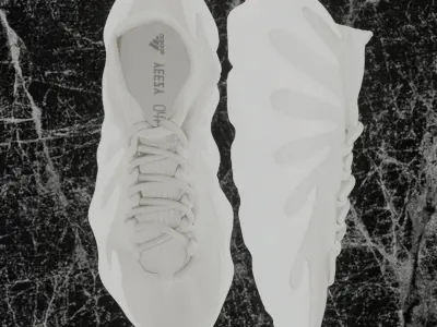 ADIDAS YEEZY BOOST 450 3D SHOES Low-poly 3D model