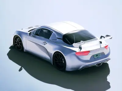 Alpine A110 GT4 2019 3D model