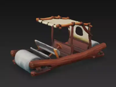 The Flintstones Car 3D print model