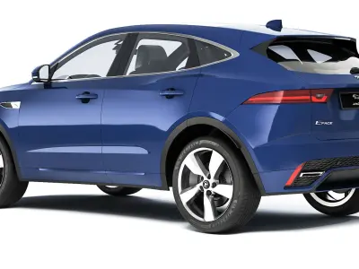 Jaguar E-Pace 2021 3D model