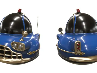Stylized car 3d model Low-poly 3D model from CGTrader