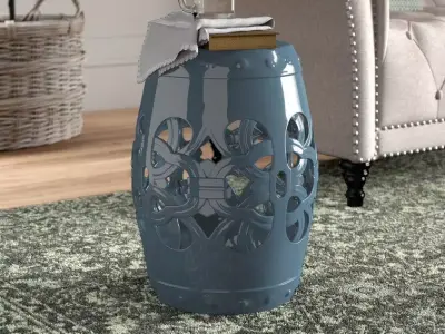 Dickison Garden Stool 3D model