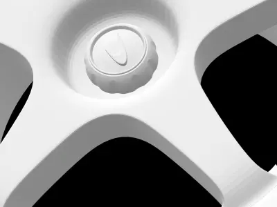 Mclaren F1 LM scalable and printable rims 3D print model