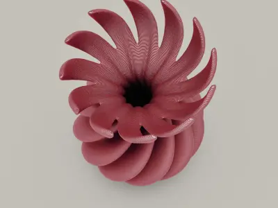 PRINTABLE VASE  FLOWER VASE  3D VASE 3D print model