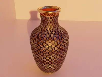 Medieval Flower Vase 5 Low-poly 3D model