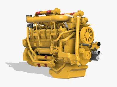 CAT 3512 C FOR 785D 3D print model