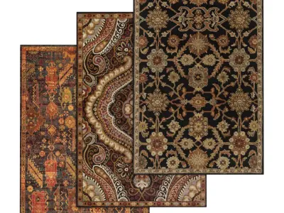 Rug Set 893 3D model