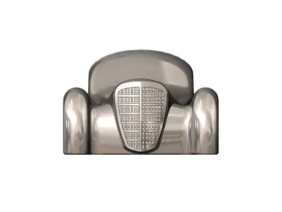 Wire grille Bugatti Atlantic Coupe 57sc  sculpture  3D print model