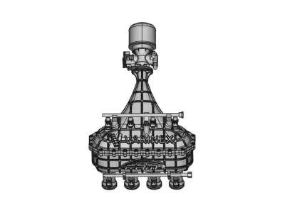 Race car intake system 3D Model 3D print model