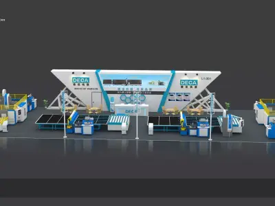Exhibition - Area - 30X9-3DMAX2012-032 3D model