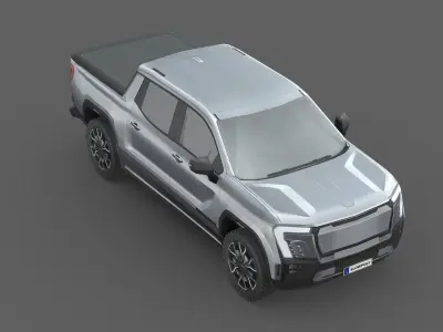 GMC Sierra EV 2024 Low-poly 3D model