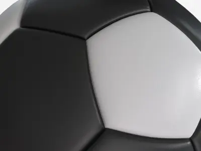 Soccer Ball 02 Inverted 3D model