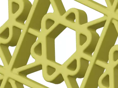 Plastic Spectacular Window Grill Toy 3D model