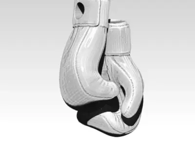 boxing gloves pendant 3D print model
