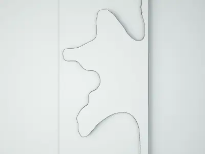 Teak Root Mirror 5 3D model