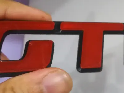 GTI Golf monogramme 3D print model