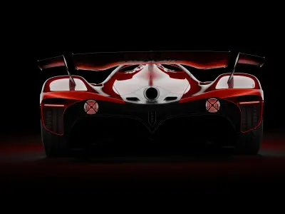 Alfa Romeo 8C-R Tazio 3D model