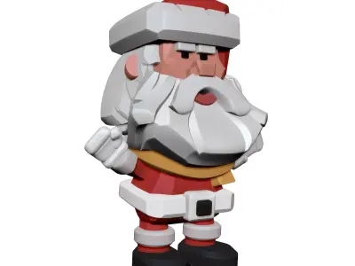 Santa Claus 3D Printable Miniature 3D print model