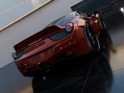 Ferrar 458 SuperCar 3D model