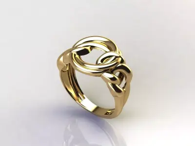 Fancy Womens Rings Plain Rings Ready STL 3DM Models Rings 3D print model 41