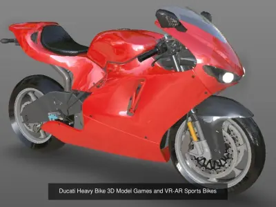 Heavy Bikes 3D Models Collections Game Ready Asset 3D Model Pack