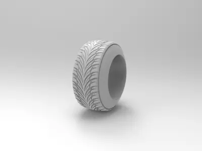 toyo stretched  rc tire 3D print model