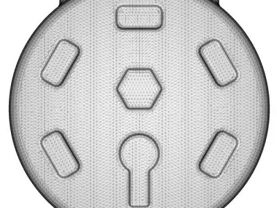 Classic Lock 3D print model