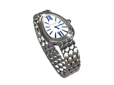 Bulgari Serpenti Seduttori women watch Low-poly 3D model