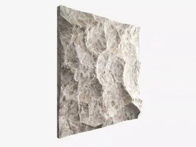 12-RockPanel sandstone texture wall art 3D model