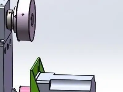 The gantry rotating equipment 3D model