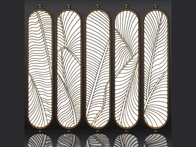Decorative panel set1 3D model