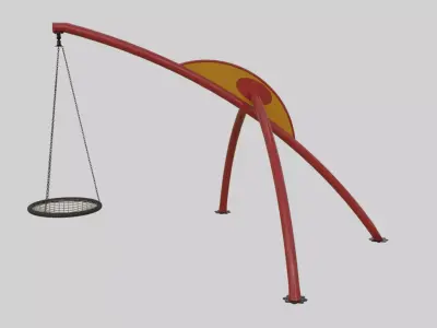 Playground Portal Swing - 04 3D model