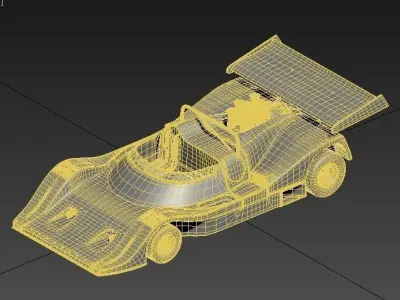 F1 Race Car 3D Model  3D print model