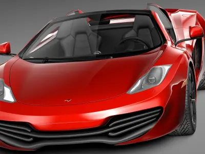 Mclaren mp4-12c spider 2013 3D model