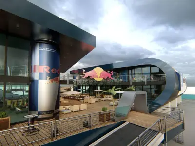 Red Bull Paddock Concept 3D model