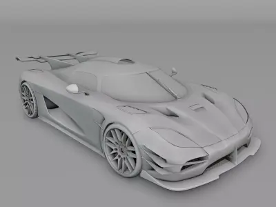 Koenigsegg one1 3D model