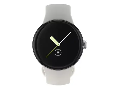 Google Pixel Watch Silver  3D model