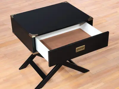 Whitfield 1 - Drawer Nightstand - 2 Option 3D model