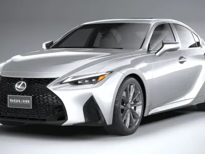 Lexus IS F-Sport 2021 3D model